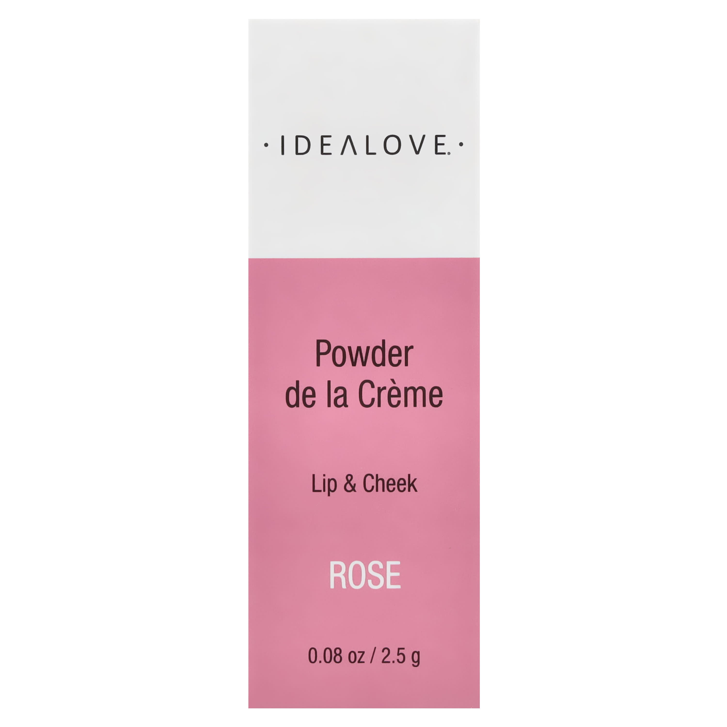 Idealove, Powder de la Crème, Lip & Cheek, Rose, 2.5 g (0.08 oz)