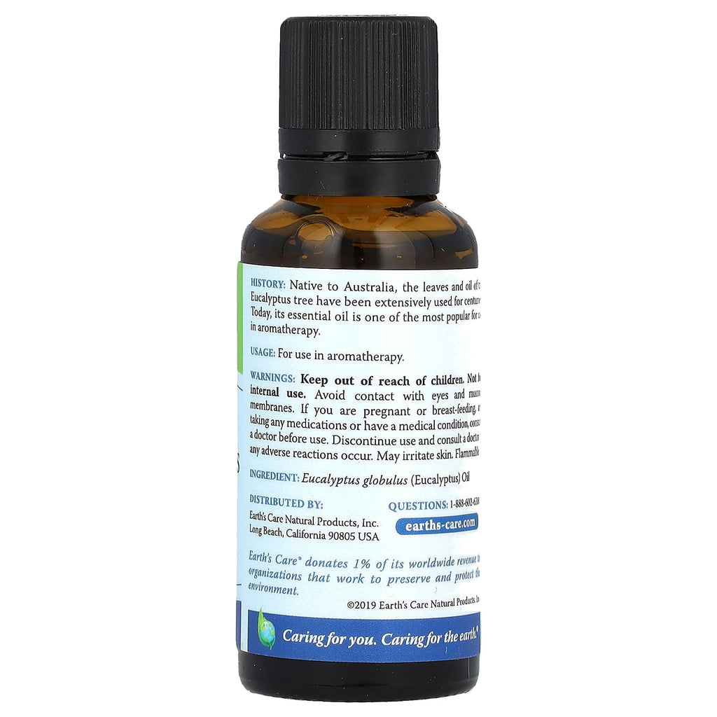 Earth's Care, 100% Pure Eucalyptus Oil, 1 fl oz (30 ml)