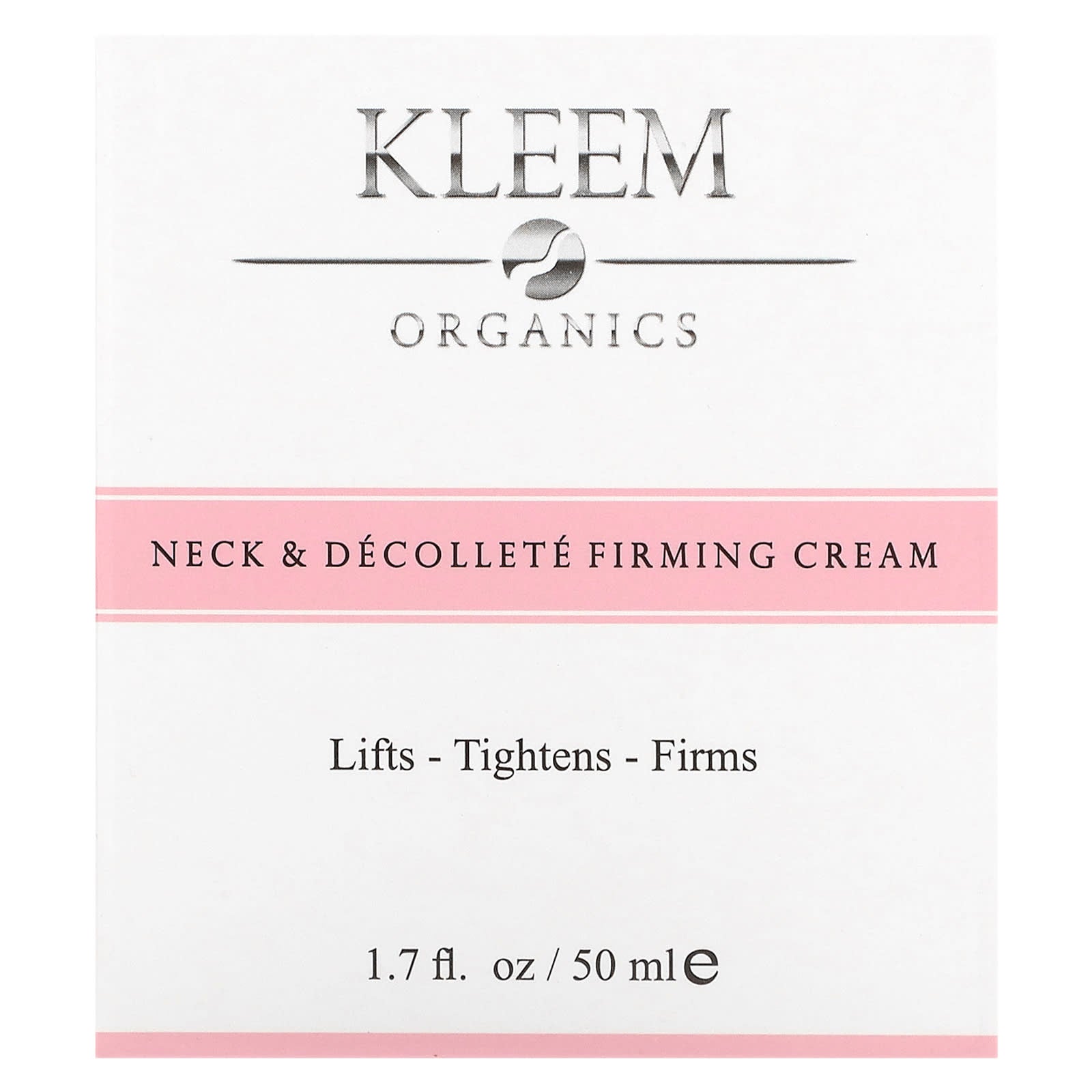 Kleem Organics, Neck & Décolleté Firming Cream, For All Skin Types, 1.7 fl oz (50 ml)
