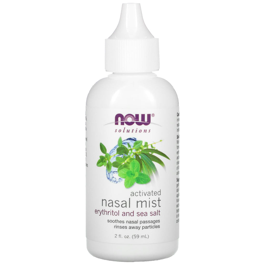 NOW Foods, Solutions, Activated Nasal Mist, 2 fl oz (59 ml)