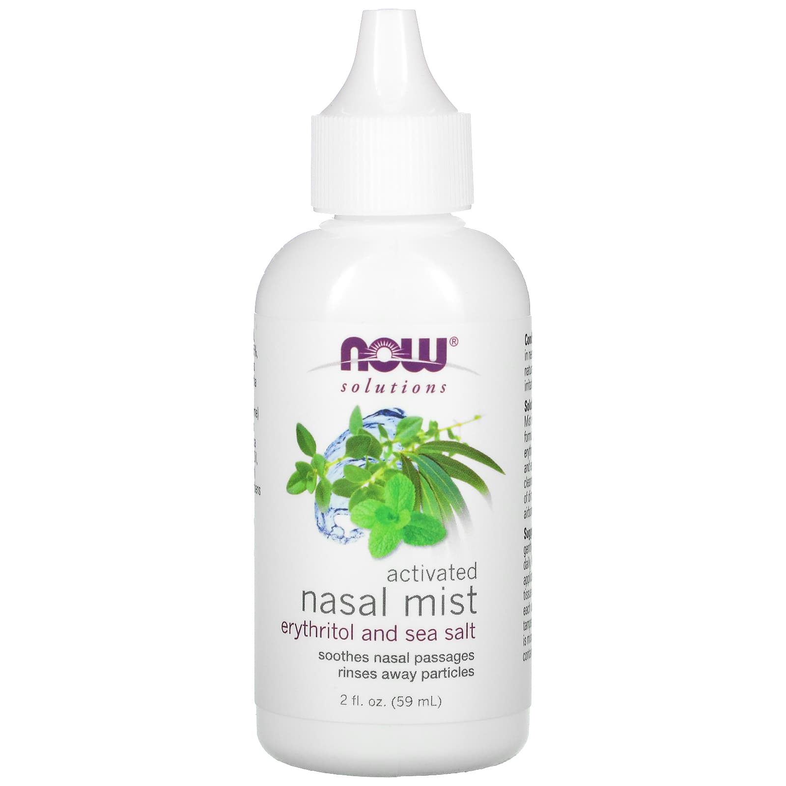 NOW Foods, Solutions, Activated Nasal Mist, 2 fl oz (59 ml)