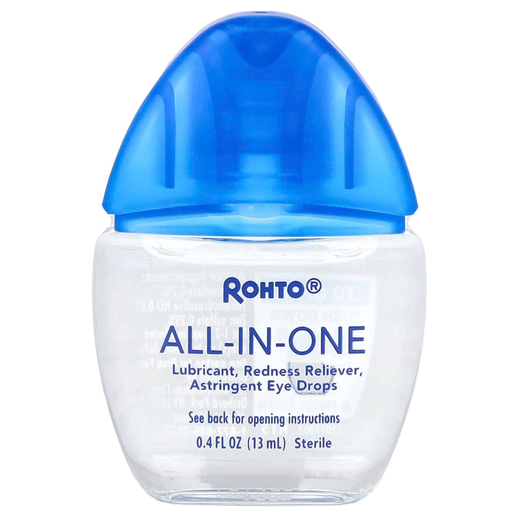 Rohto, Cooling Eye Drops, All-In-One, 0.4 fl oz (13 ml)