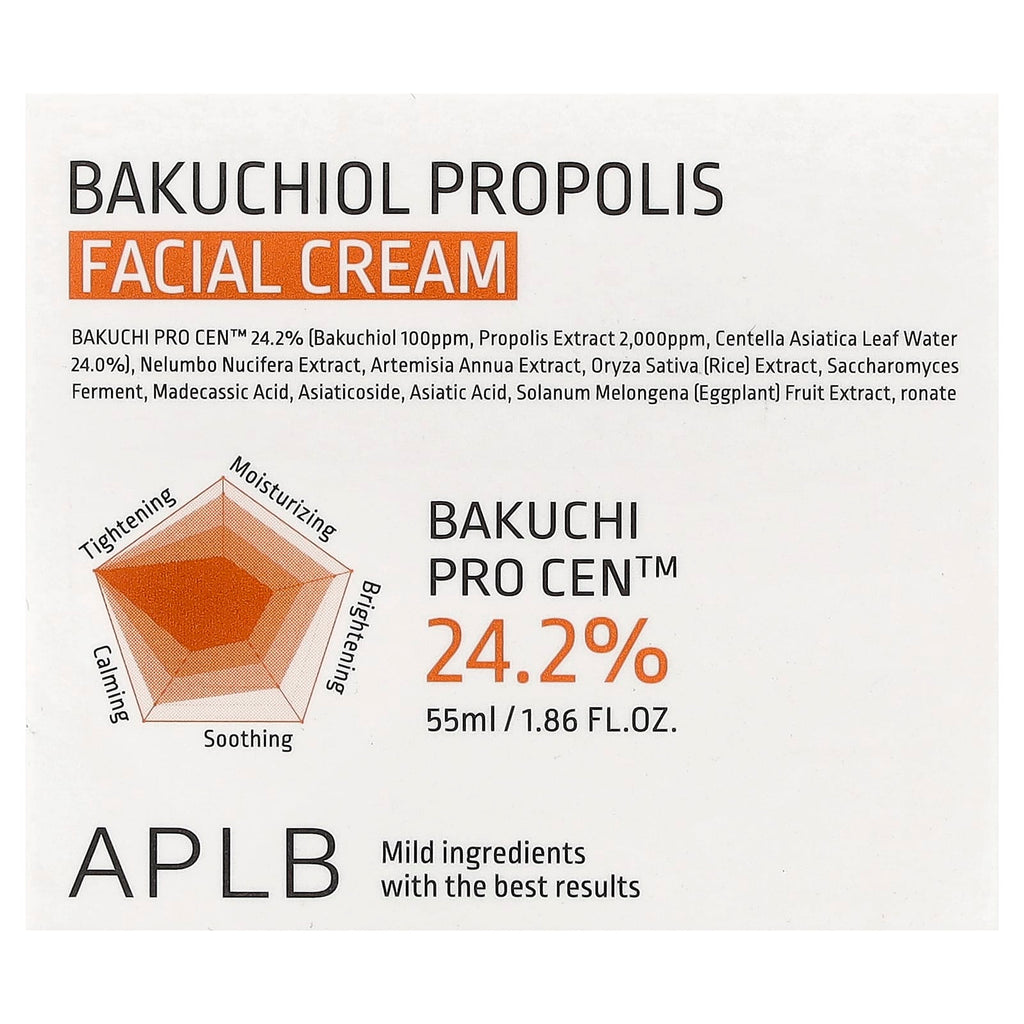 APLB, Bakuchiol Propolis Facial Cream , 1.86 fl oz (55 ml)