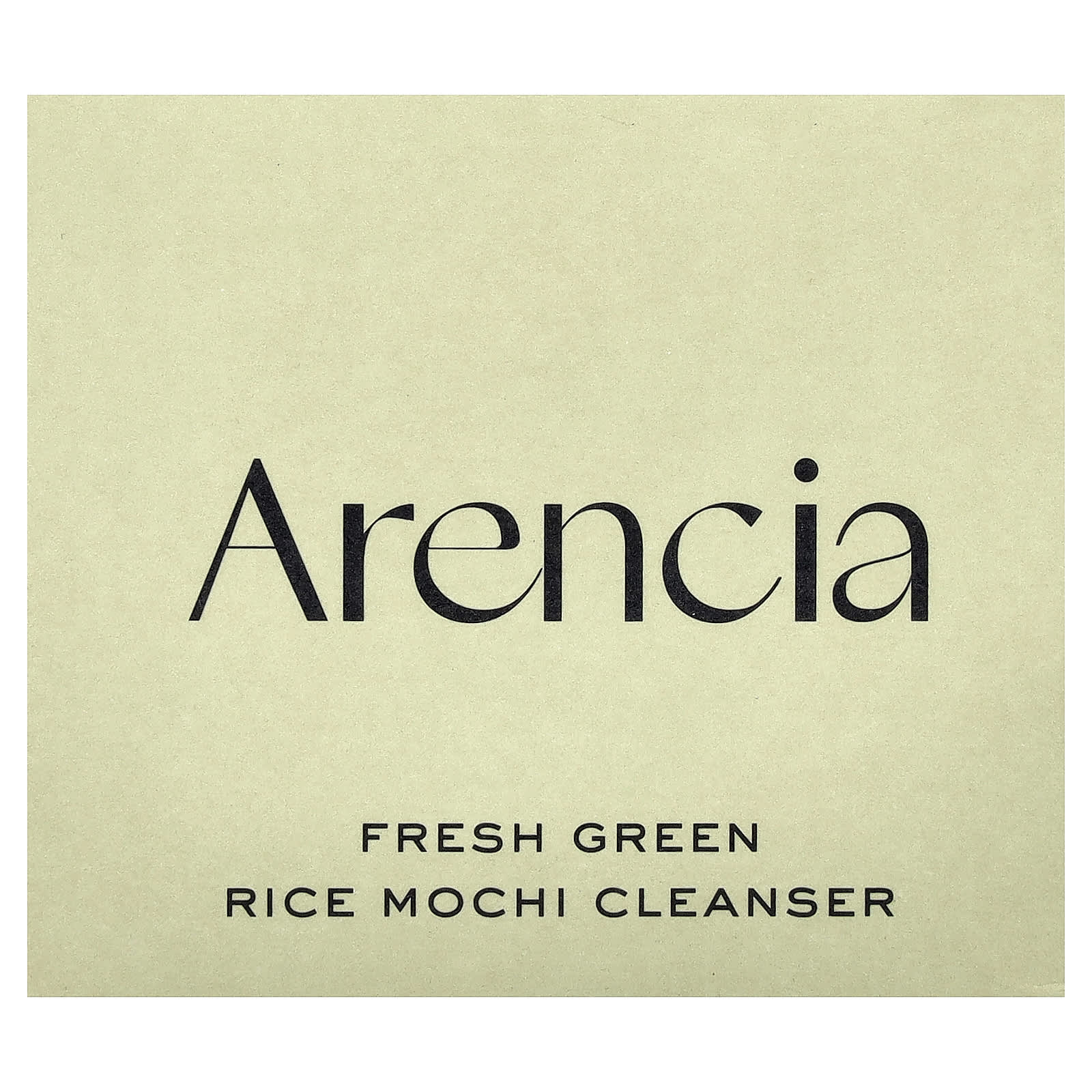 Arencia, Fresh Green Rice Mochi Cleanser, 4.23 oz (120 g)