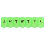 Apex, 7-Day Ultra Bubble-Lok® Pill Organizer, 1 Pill Case