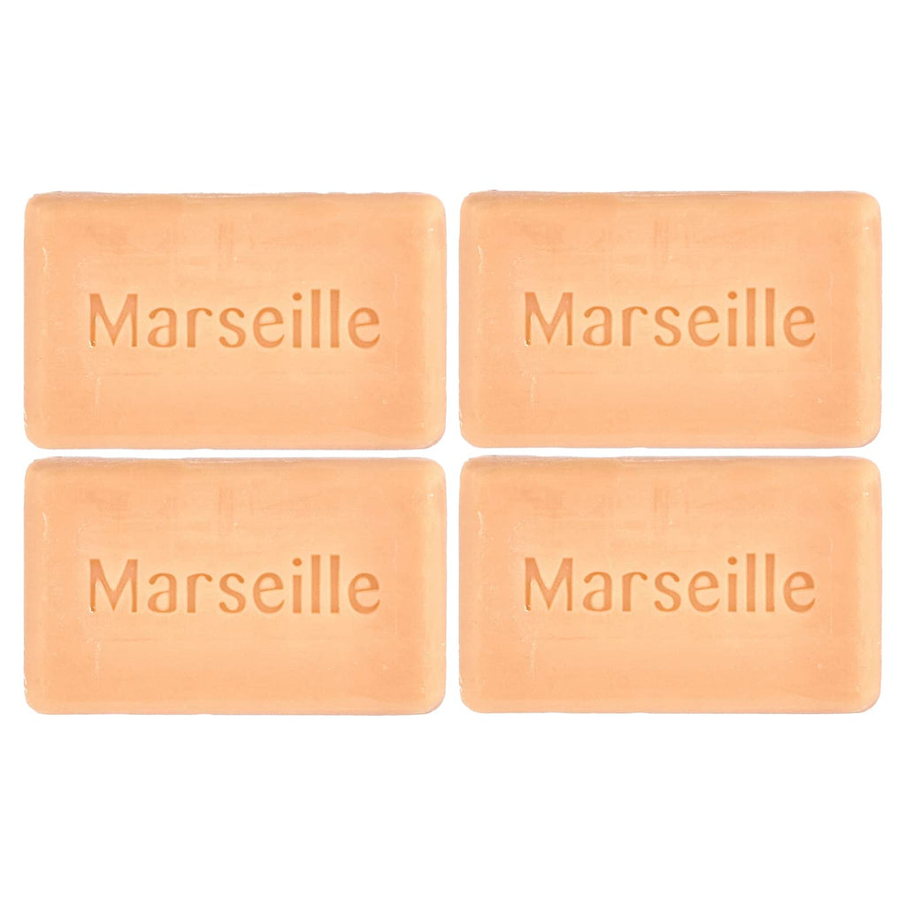 A La Maison de Provence, Hand & Body Bar Soap, Orange Bergamot, 4 Bars, 3.5 oz (100 g) Each