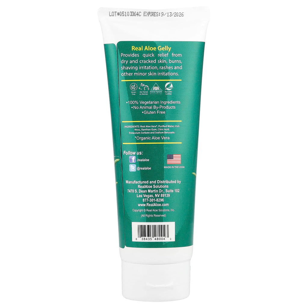 Real Aloe, Aloe Vera Gelly, Unscented, 8 oz (230 ml)