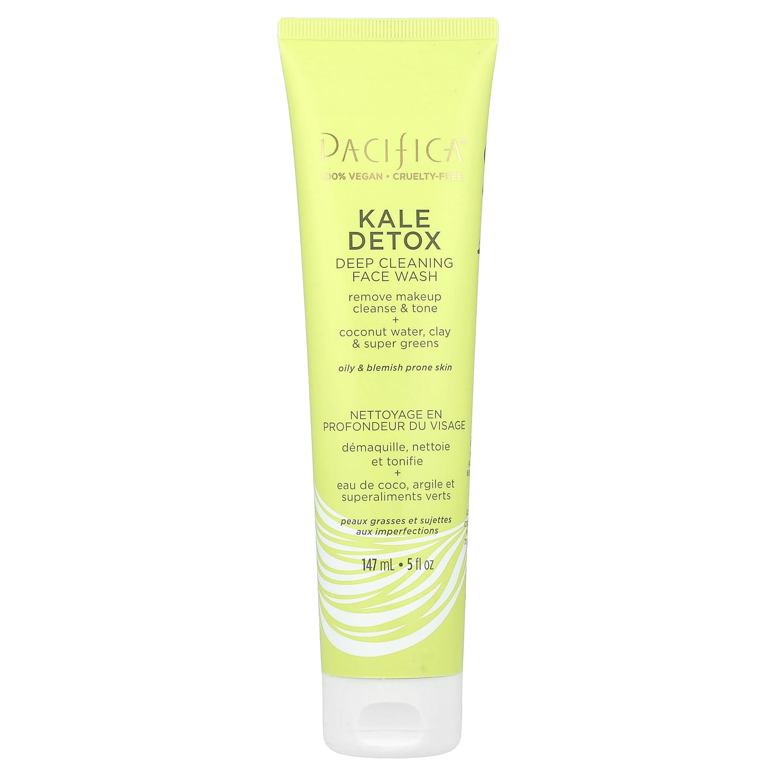 Pacifica, Kale Detox, Deep Cleansing Face Wash, 5 fl oz (147 ml)