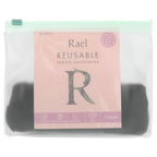 Rael, Reusable Period Underwear, Bikini, Medium, Black, 1 Count