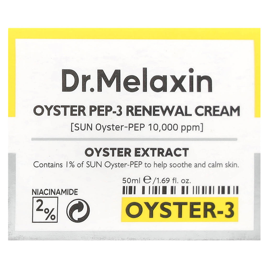 Dr.Melaxin, Oyster Pep-3 Renewal Cream , 1.69 fl oz (50 ml)