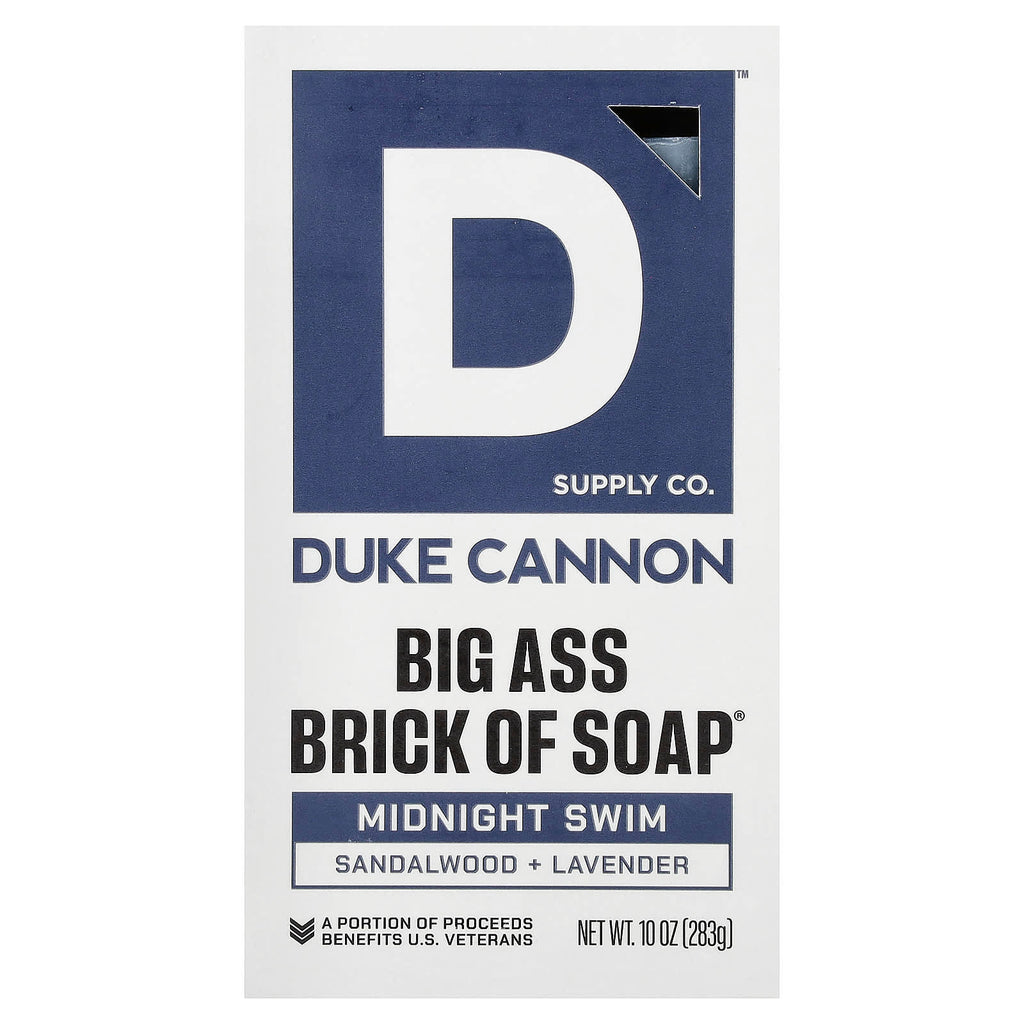 Duke Cannon Supply Co., Big Brick Of Bar Soap®, Midnight Swim, 10 oz (283 g)