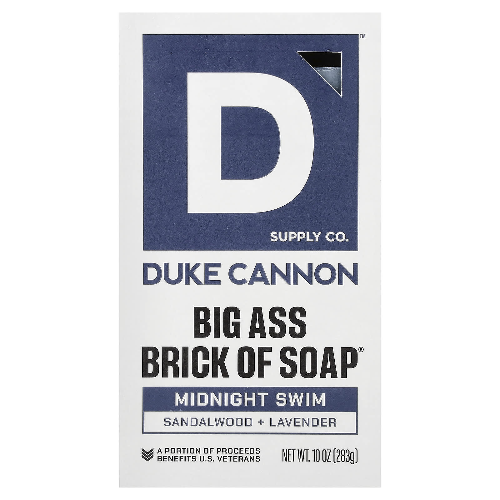 Duke Cannon Supply Co., Big Brick Of Bar Soap®, Midnight Swim, 10 oz (283 g)