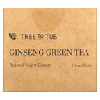 Tree To Tub, Retinol Anti Aging & Wrinkle Night Moisturizer, Hyaluronic Acid Face Cream for Dry, Sensitive Skin, 1.7 fl oz (50 ml)