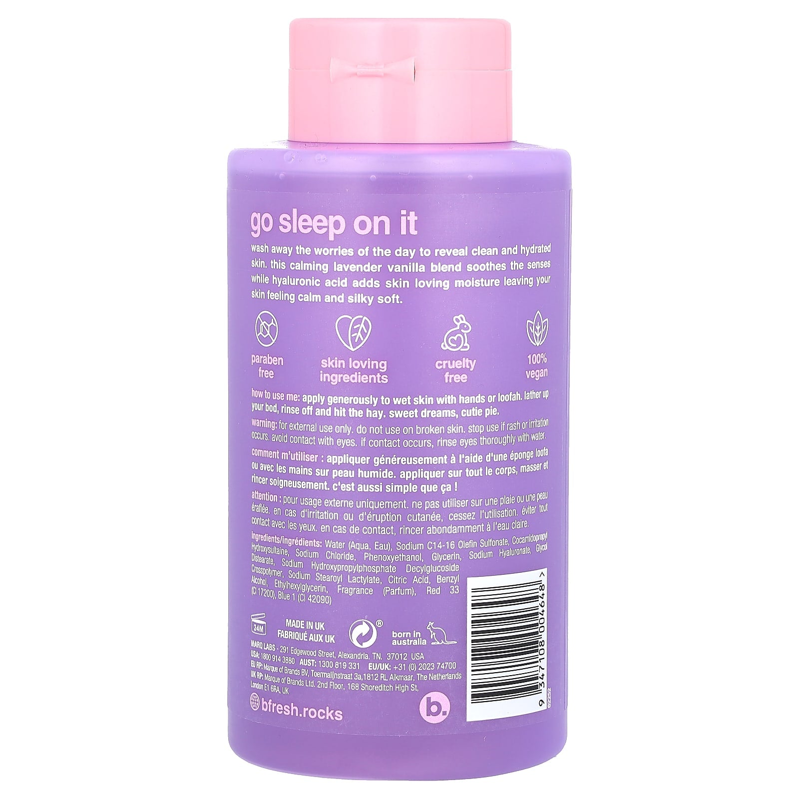 b.fresh, Calming Body Wash, Sweet Dreamz, 16 fl oz (473 ml)