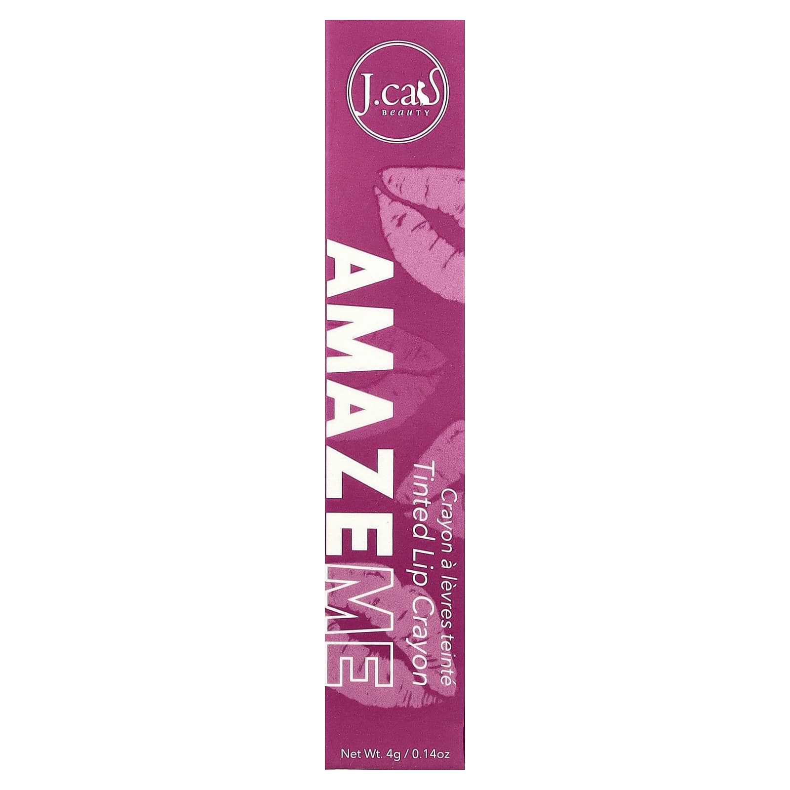 J.Cat Beauty, Amaze Me, Tinted Lip Crayon, AMC105 Thank You 637, 0.14 oz (4 g)