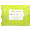 Mild By Nature, Aloe & Cucumber Facial Wipes, Biodegradable, 30 Pre-Moistened Towelettes