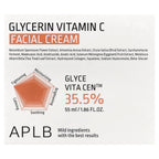 APLB, Glycerin Vitamin C Facial Cream , 1.86 fl oz (55 ml)