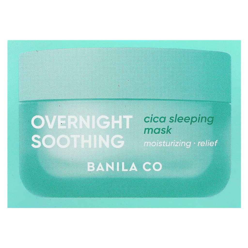 Banila Co, Overnight Soothing Cica Sleeping Beauty Mask, 3.38 fl oz (100 ml)