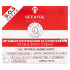 Bee & You, Intensive Moisturizing Skin Protectant Face & Body Cream, 0.51 fl oz (15 ml)