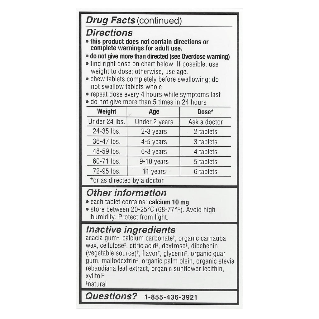 Genexa, Kids' Pain & Fever, Ages 2-11, Grape, 80 mg, 24 Chewable Tablets