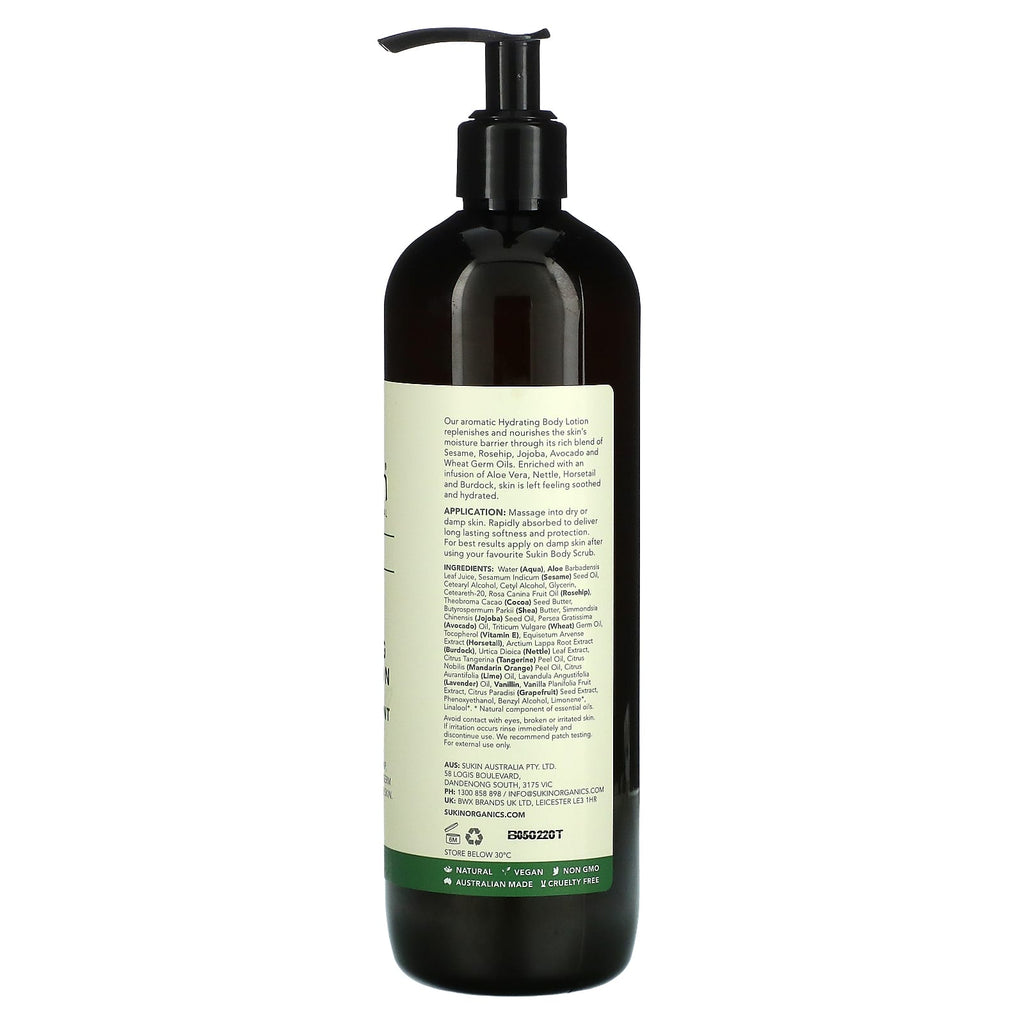 Sukin, Signature, Hydrating Body Lotion, 16.9 fl oz (500 ml)