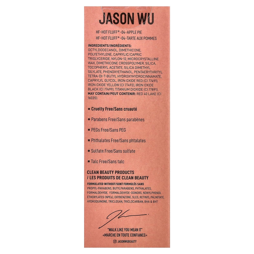Jason Wu, Hot Fluff®, 04 Apple Pie, 0.134 oz (3.8 g)