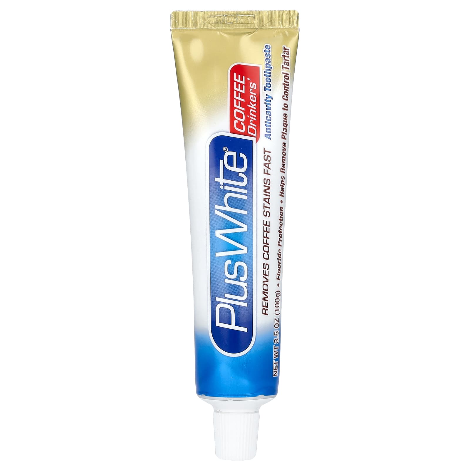 Plus White, Coffee Drinkers' Whitening Toothpaste, Cool Mint, 3.5 oz (100 g)