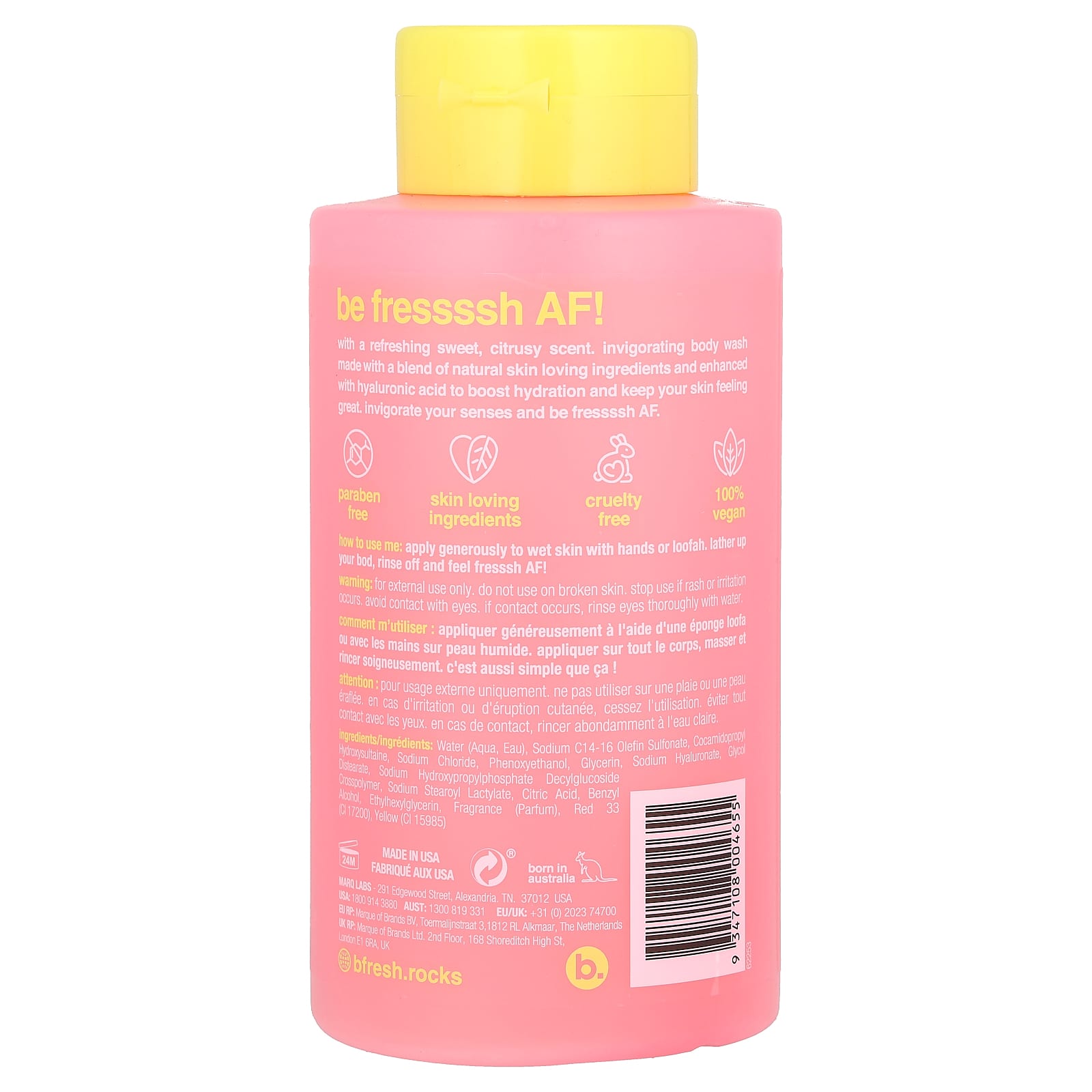 b.fresh, Invigorating Body Wash, Grapefruitty Good, 16 fl oz (473 ml)