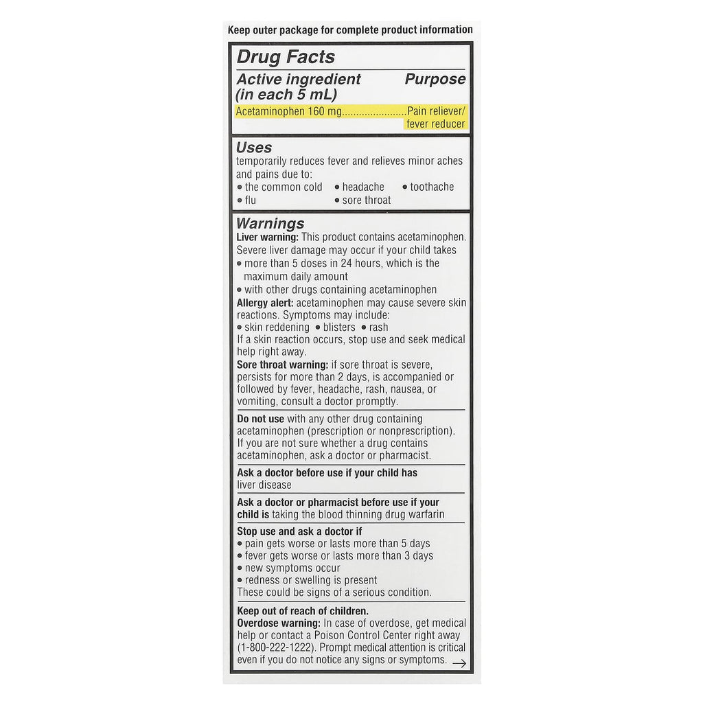 Genexa, Kids' Pain & Fever, Ages 2-11, Organic Cherry, 4 fl oz (118 ml)