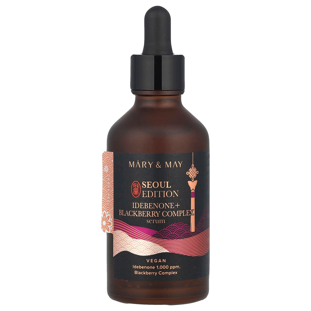 Mary & May, Seoul Edition, Idebenone + Blackberry Complex Serum, 2.7 fl oz (80 ml)