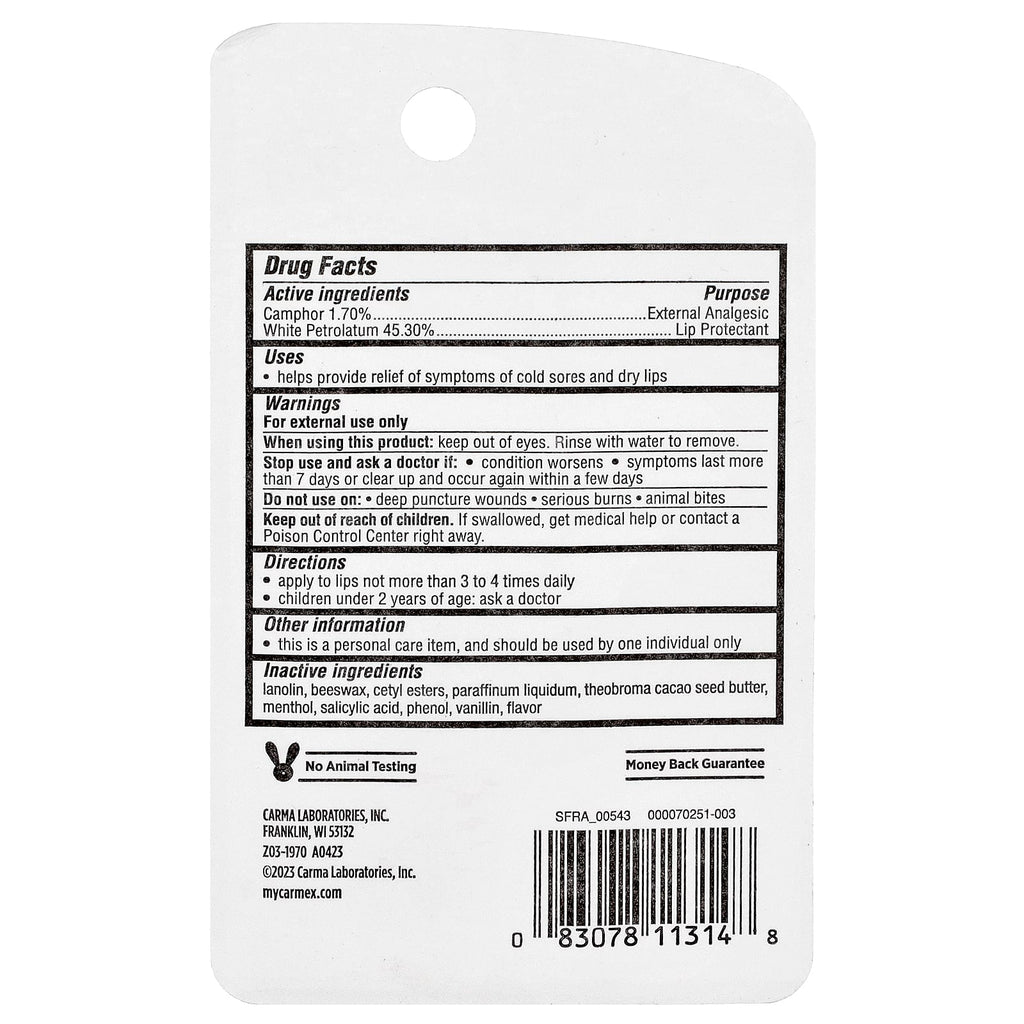 Carmex, Classic Lip Balm, Medicated, 0.35 oz (10 g)