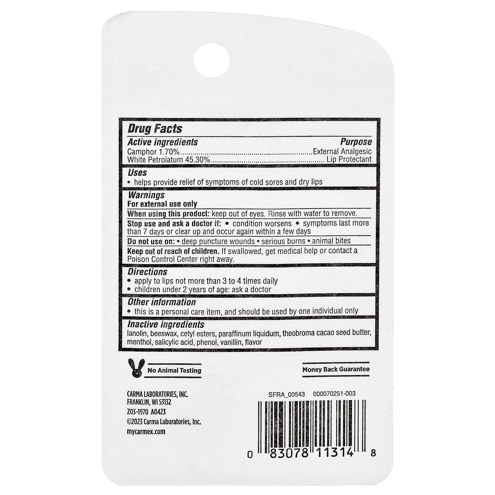 Carmex, Classic Lip Balm, Medicated, 0.35 oz (10 g)