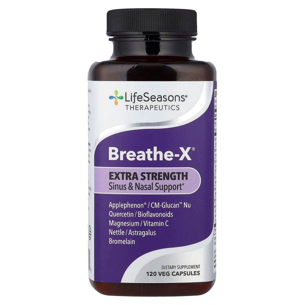 LifeSeasons, Therapeutics, Breathe-X®, 120 Veg Capsules