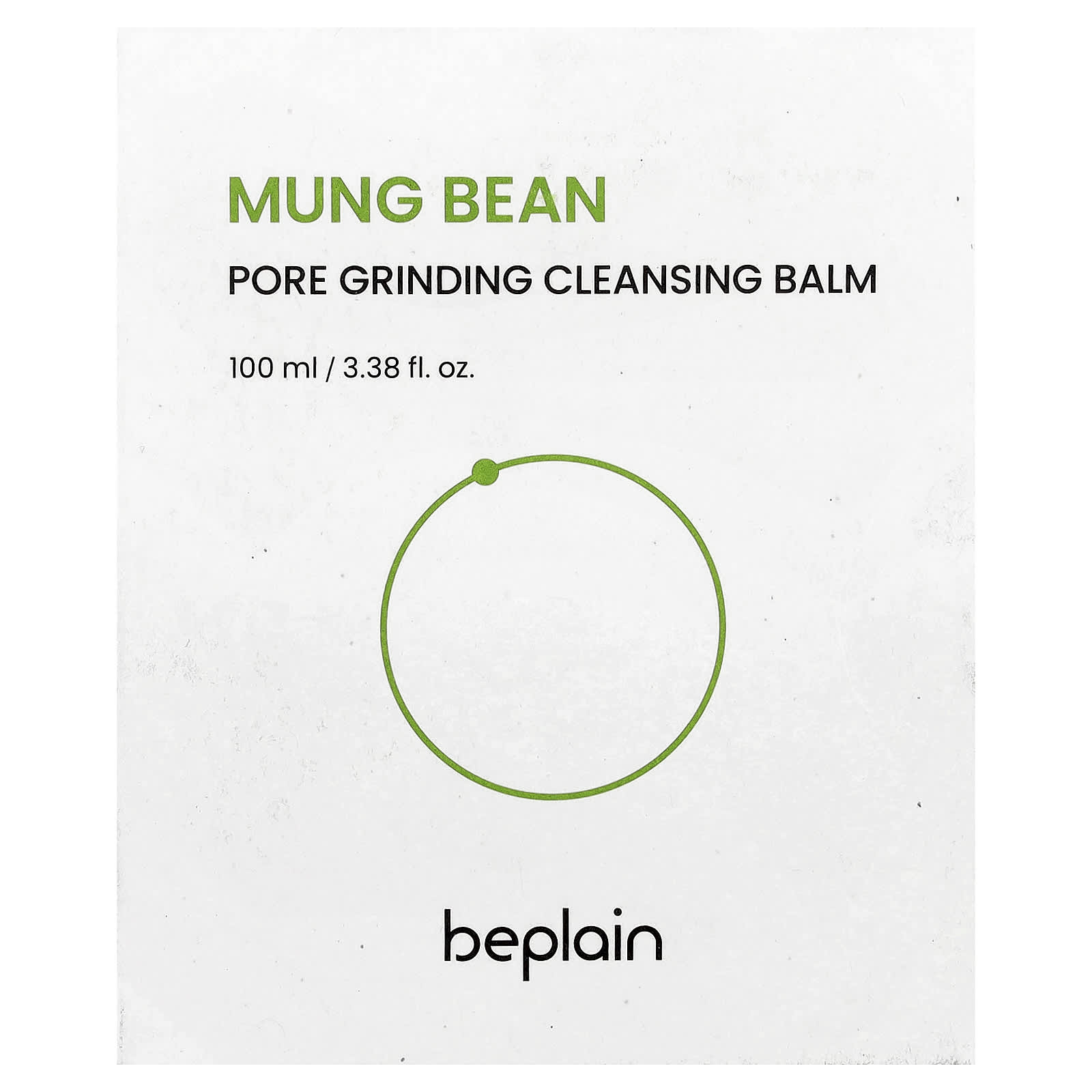 Beplain, Mung Bean, Pore Grinding Cleansing Balm, 3.38 fl oz (100 ml)