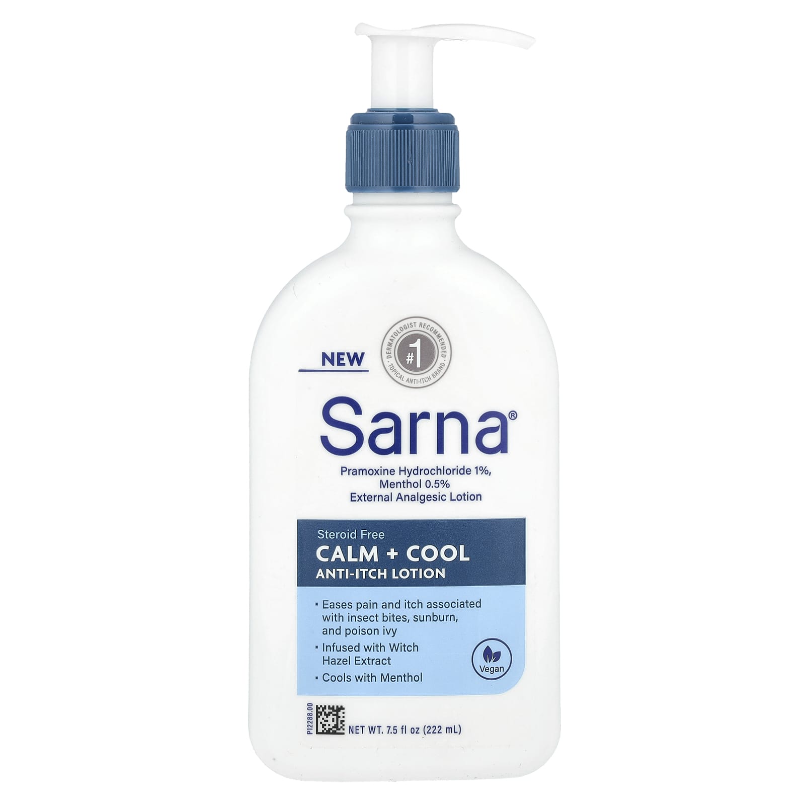 Sarna, Anti-Itch Lotion, Calm + Cool, 7.5 fl oz (222 ml)