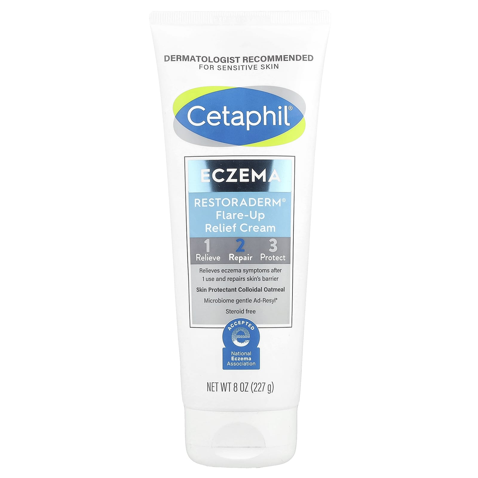 Cetaphil, Eczema, Restoraderm® Flare-Up Relief Cream, 8 oz (227 g)