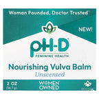 pH-D Feminine Health, Nourishing Vulva Balm, Unscented, 2 oz (56.7 g)
