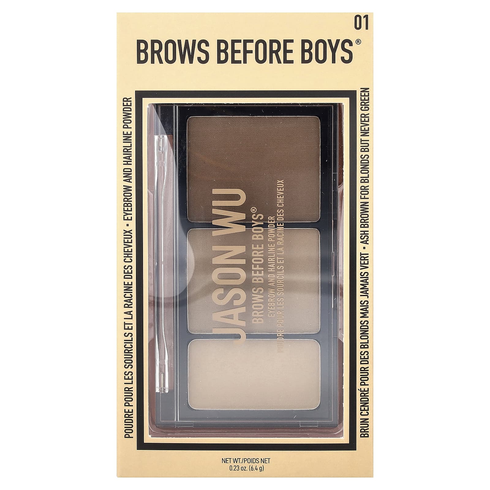 Jason Wu, Brows Before Boys®, Eyebrow and Hairline Powder, 01 Eddie, 0.23 oz (6.4 g)