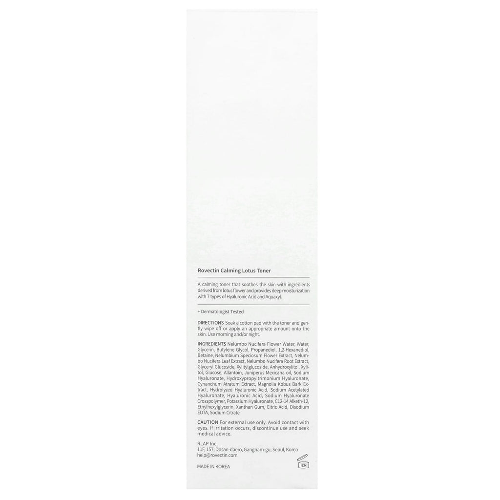 Rovectin, Calming Lotus Toner, 6.76 fl oz (200 ml)