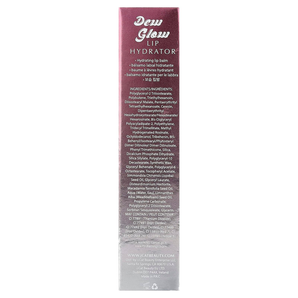 J.Cat Beauty, Dew Glow, Lip Hydrator, DLB101 Full Gleam, 0.12 oz (3.4 g)