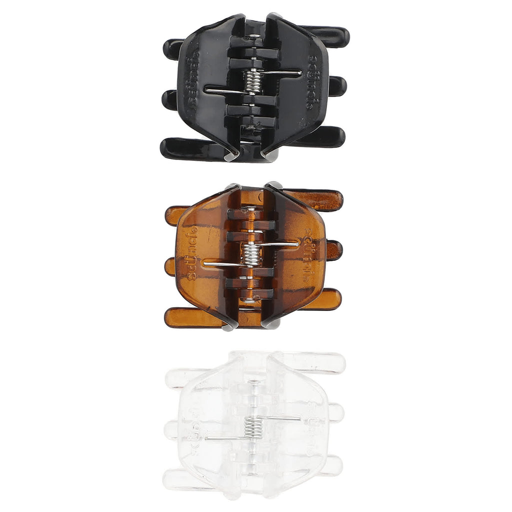 Scunci, Claw Clips, All Hair, Assorted Colors, 6 Pieces