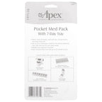 Apex, Pocket Med Pack with 7-Day Tray, 1 Tray