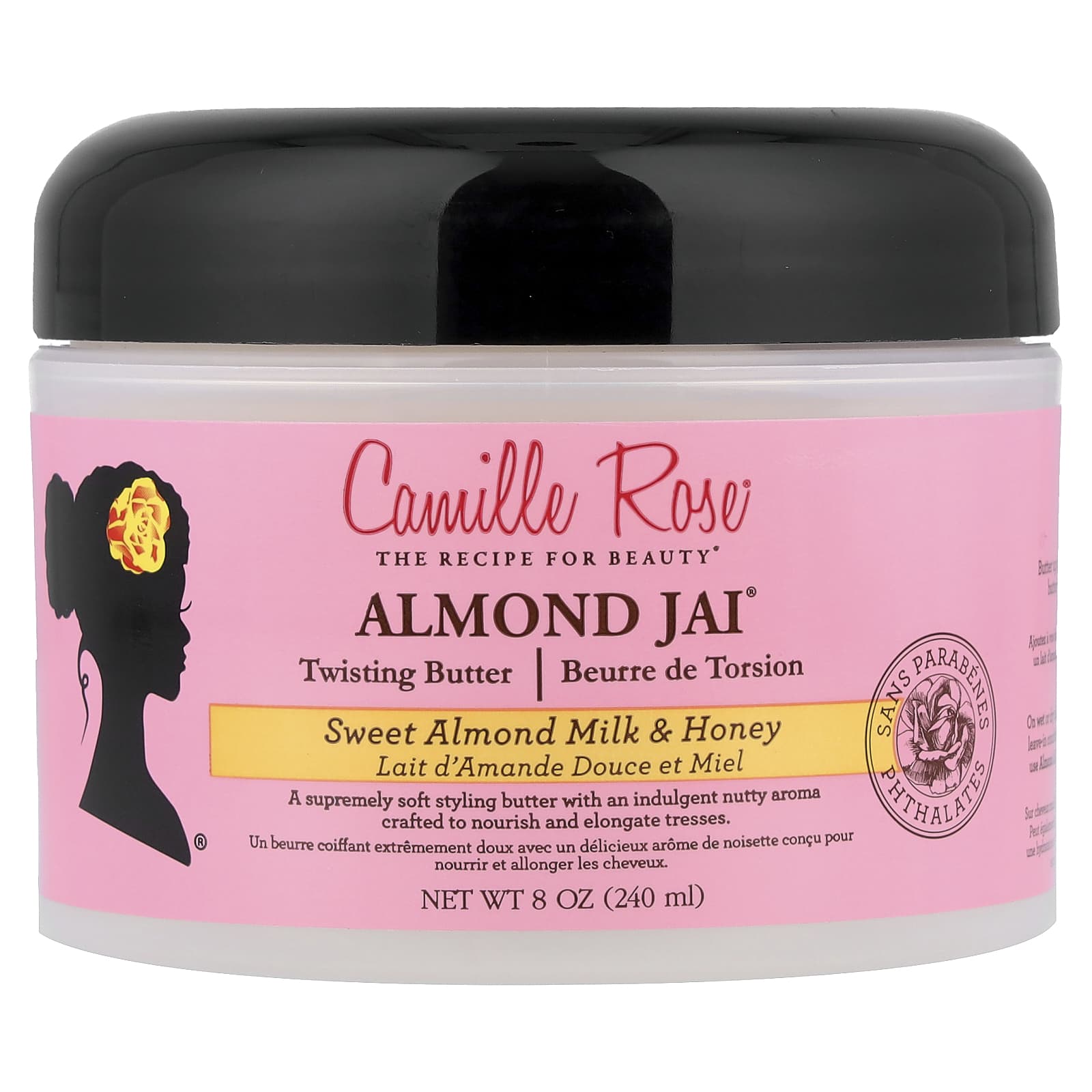Camille Rose, Almond Jai® Twisting Butter, Sweet Almond Milk & Honey, 8 oz (240 ml)
