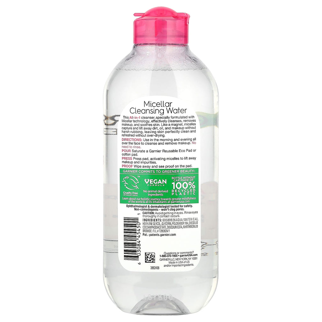 Garnier, SkinActive, Micellar Cleansing Water, All-In-1 , 13.5 fl oz (400 ml)