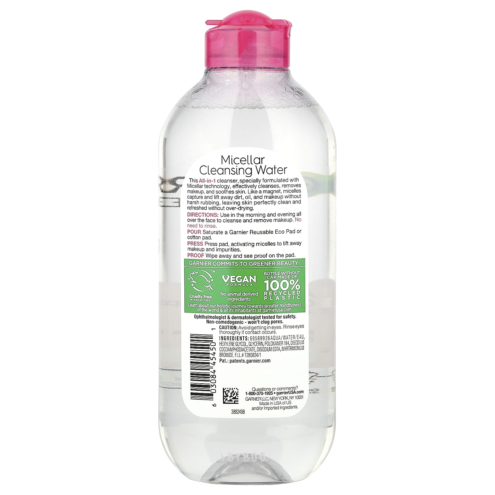 Garnier, SkinActive, Micellar Cleansing Water, All-In-1 , 13.5 fl oz (400 ml)