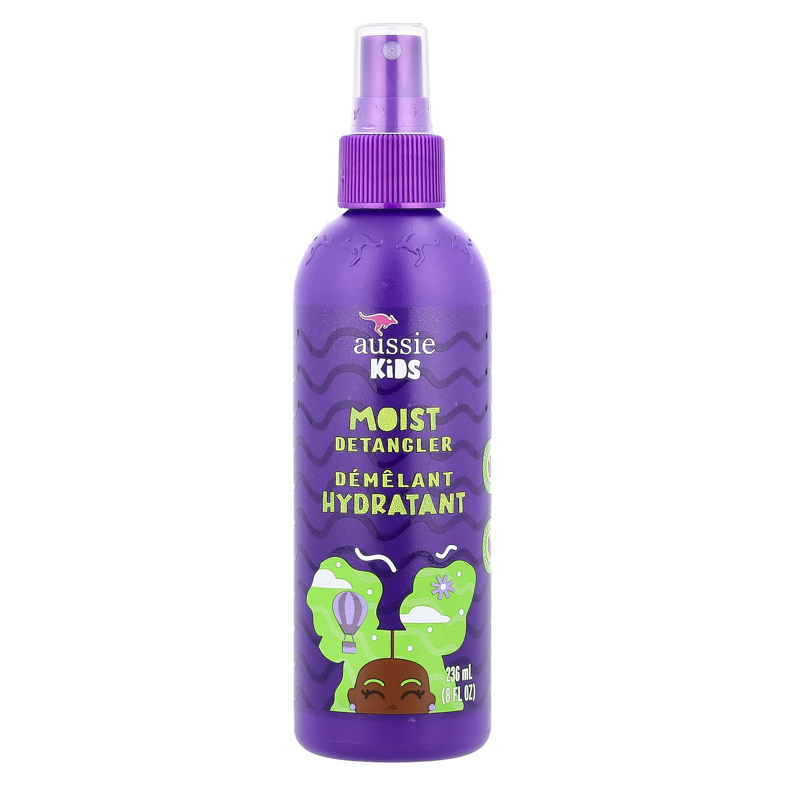 Aussie, Kids, Moist Detangler, Sunny Tropical Fruit, 8 fl oz (236 ml)
