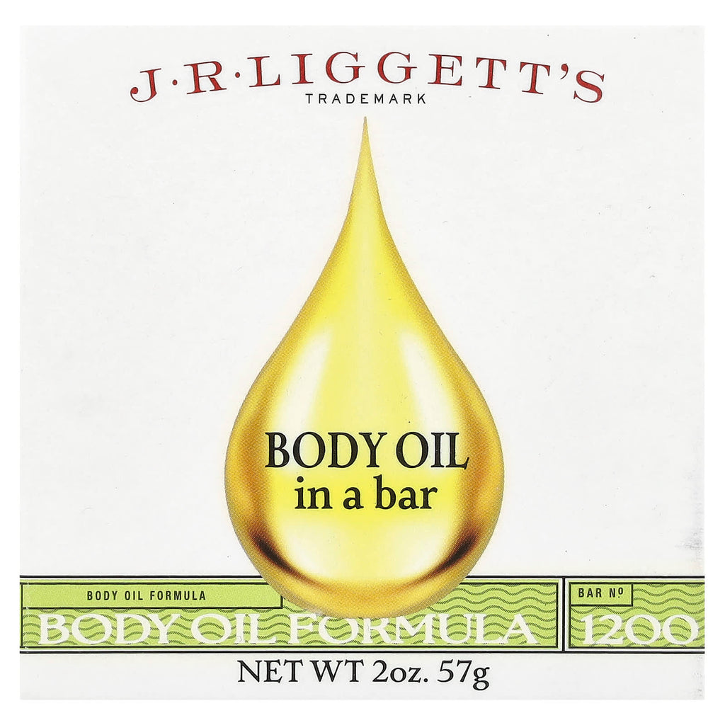 J.R. Liggett's, Body Oil In A Bar , 2 oz (57 g)