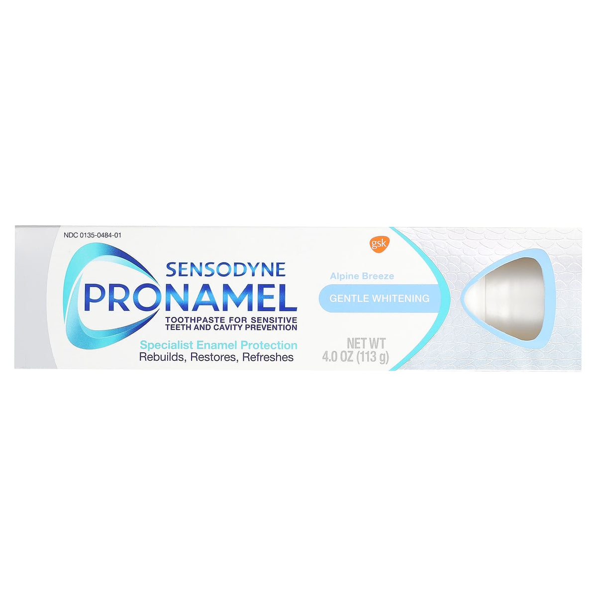 Sensodyne, ProNamel, Gentle Whitening Toothpaste, Alpine Breeze, 4 oz (113 g)