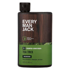 Every Man Jack, 2-In-1 Thickening Shampoo & Conditioner, Tea Tree, 13.5 fl oz (400 ml)