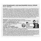 APLB, Tranexamic Acid Niacinamide Facial Cream , 1.86 fl oz (55 ml)